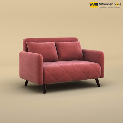 Parth Loveseat (Velvet, Pink)