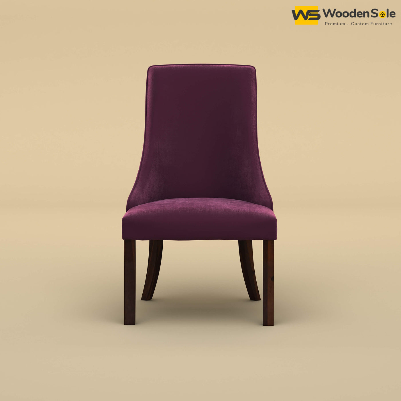 Dublin Dining Chair (Velvet, Dark Purple)