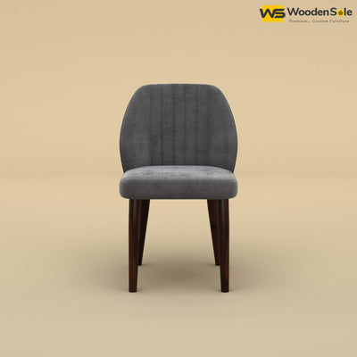 Norway Dining Chair (Velvet, Charcoal Gray)