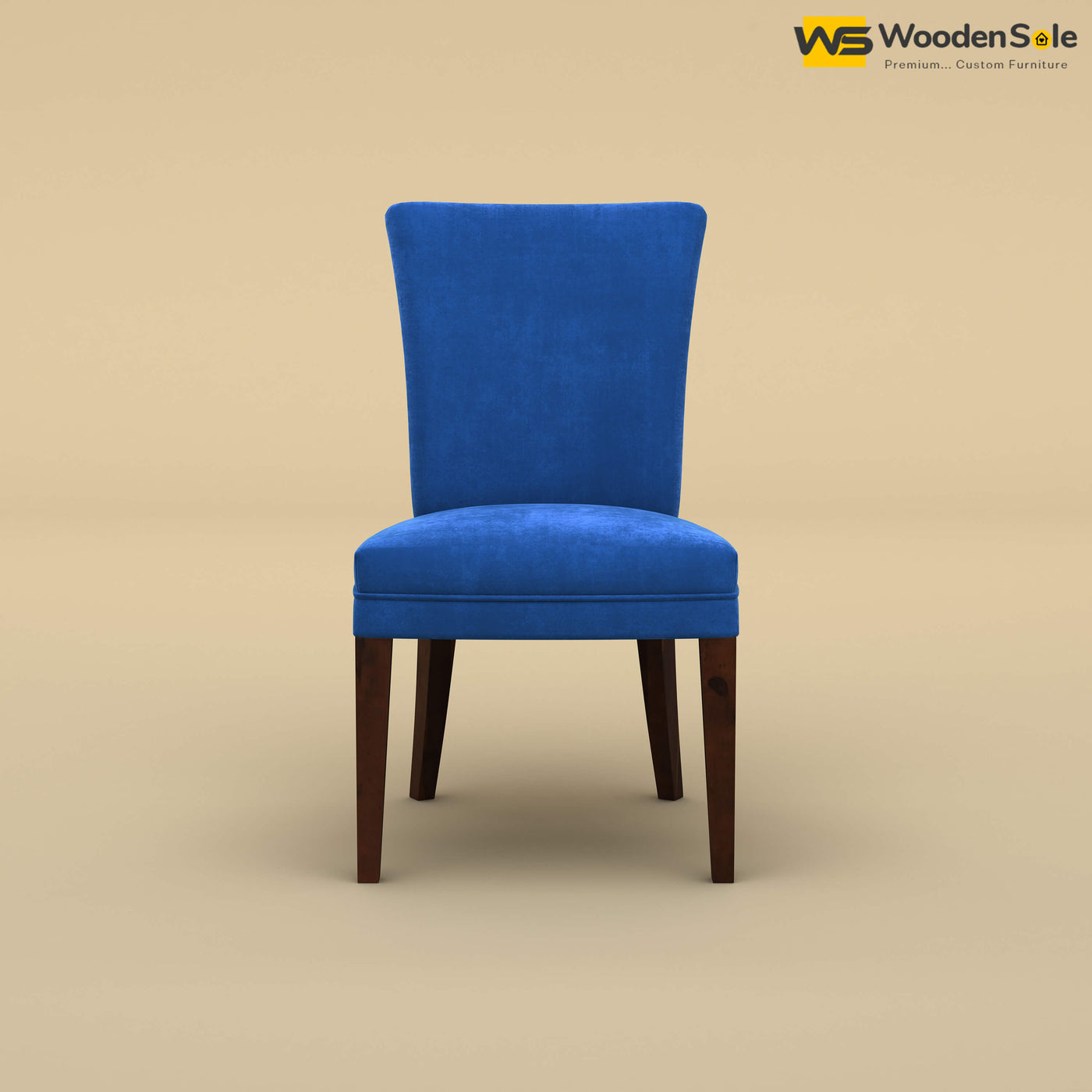 Bently Dining Chair (Velvet, Royal Blue)