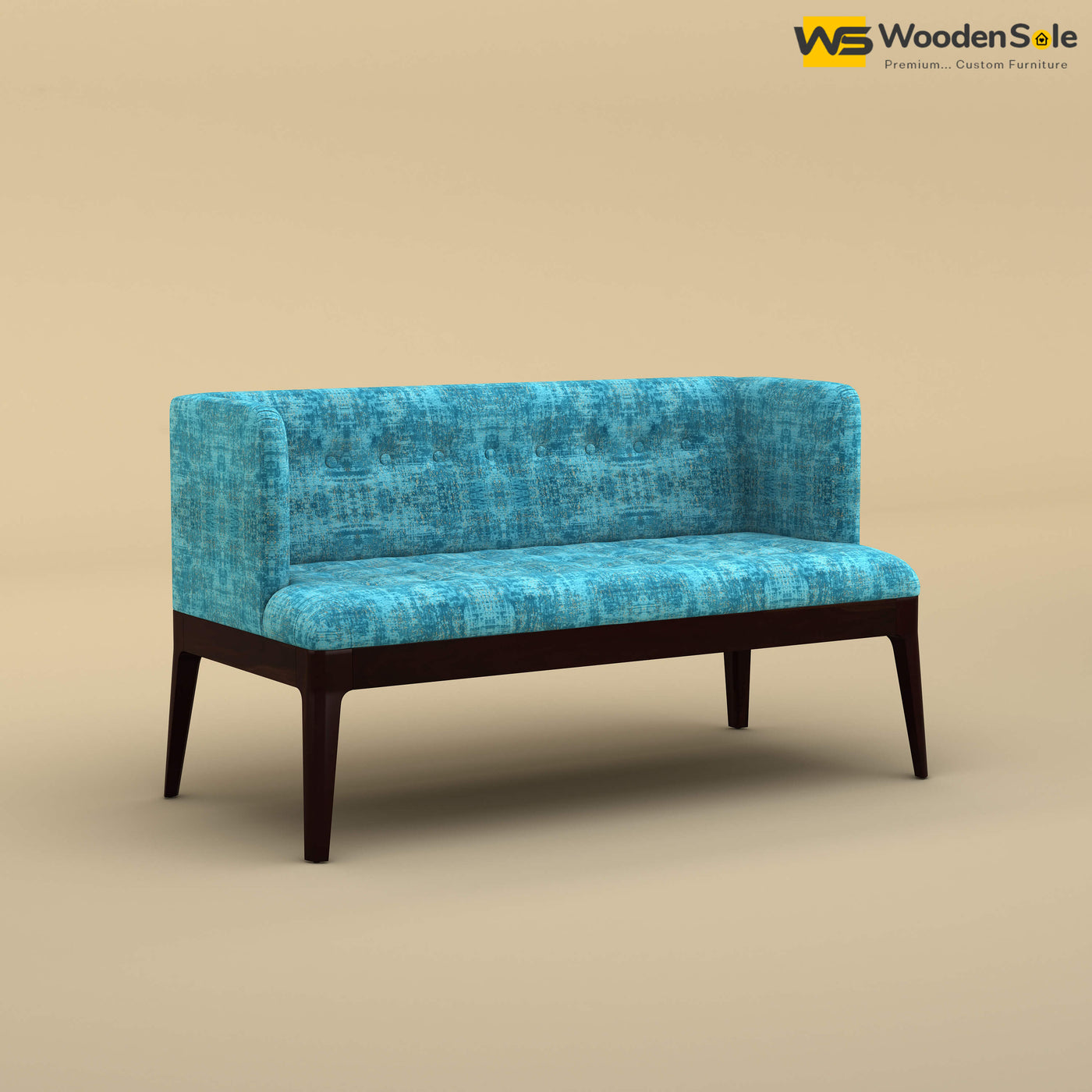 Olivier Loveseat (Cotton, Teal Blue)