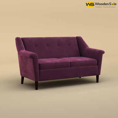 Ojas Loveseat (Velvet, Dark Purple)