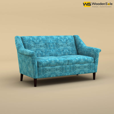 Ojas Loveseat (Cotton, Teal Blue)