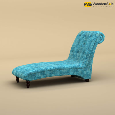 Turkish Chaise Lounge (Cotton, Teal Blue)