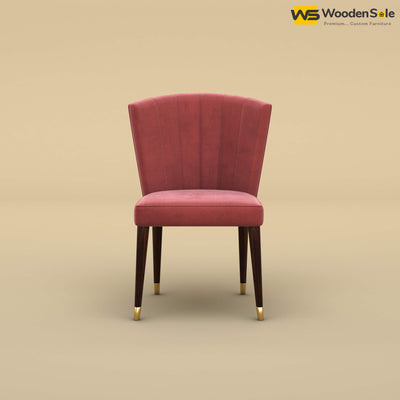 Julia Dining Chair (Velvet, Pink)