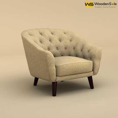 Verona Lounge Chair (Cotton, Faux Cream)