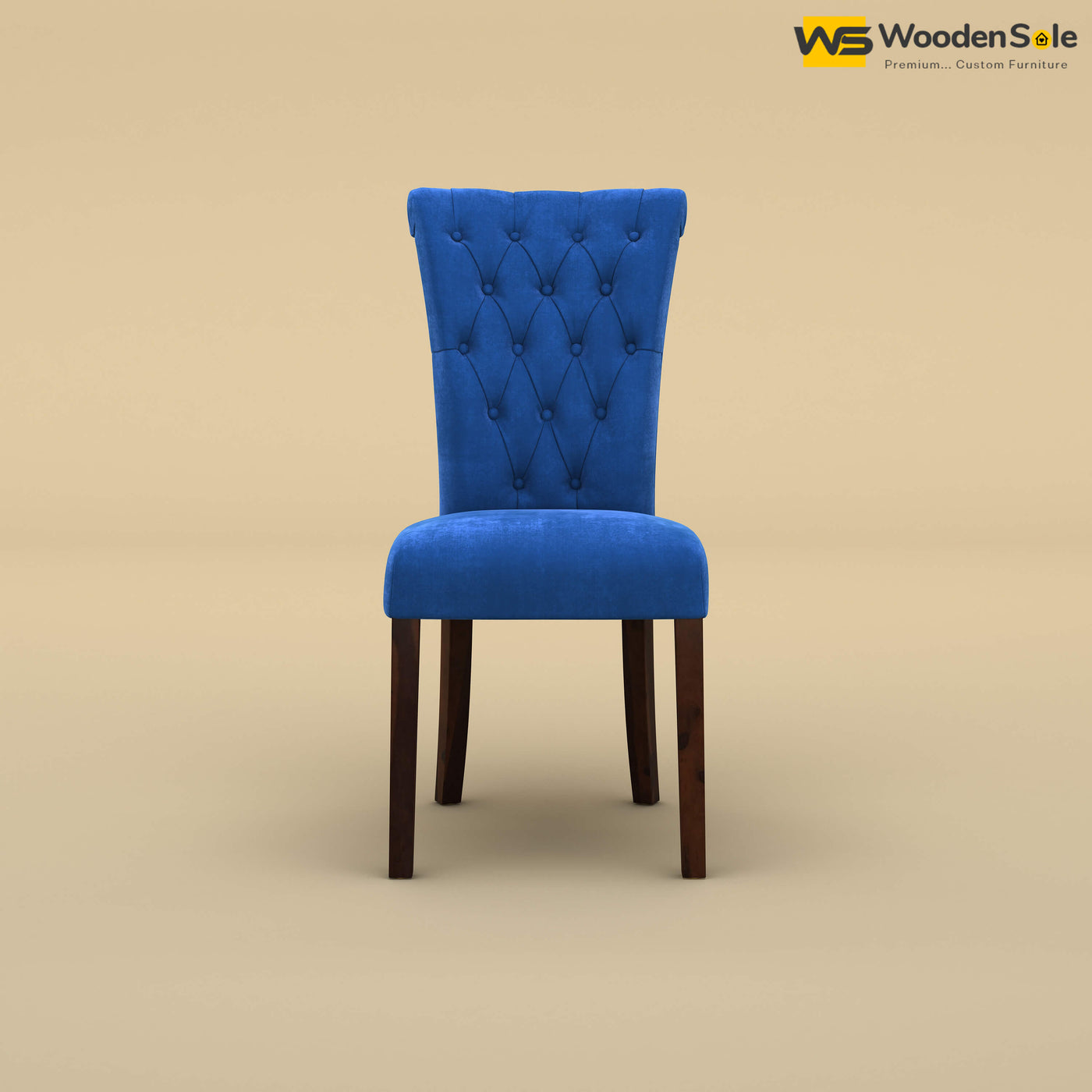 Kia Dining Chair (Velvet, Royal Blue)