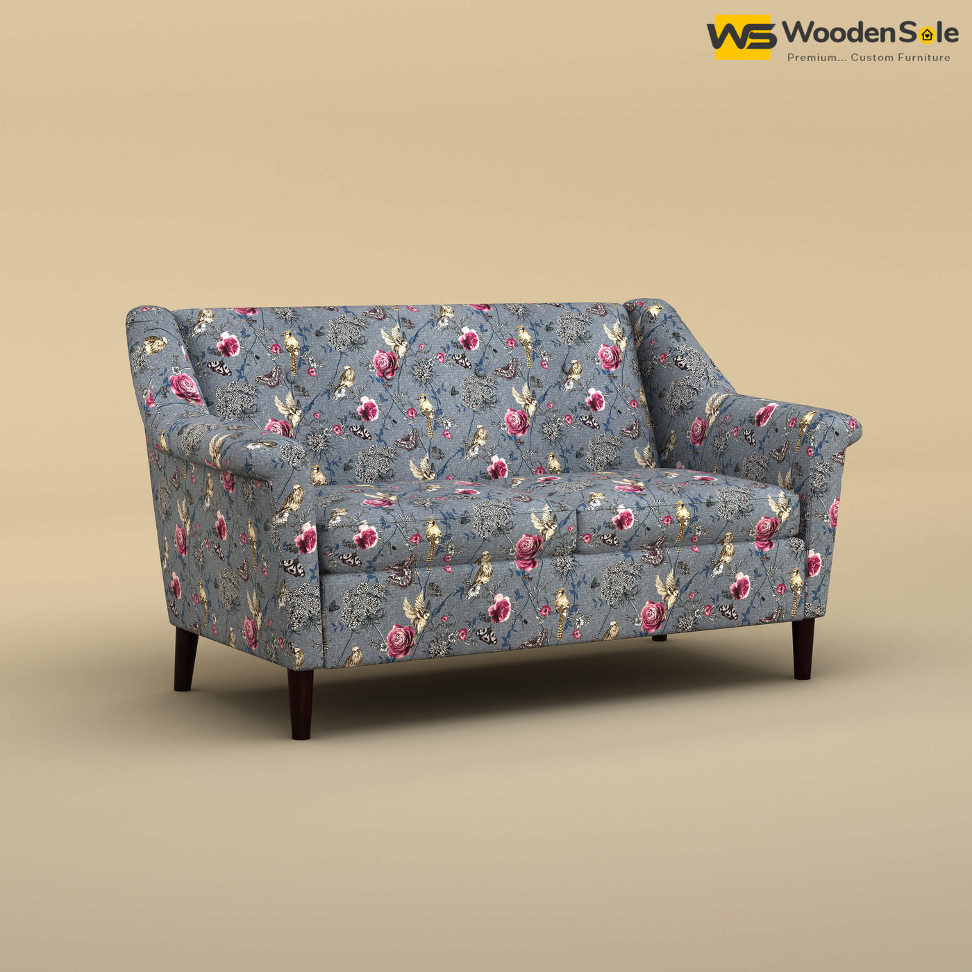 Ojas Loveseat (Cotton, Floral Printed)