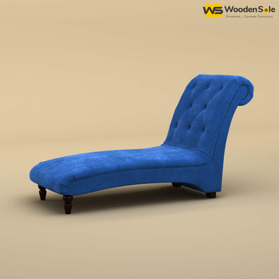 Turkish Chaise Lounge (Velvet, Royal Blue)