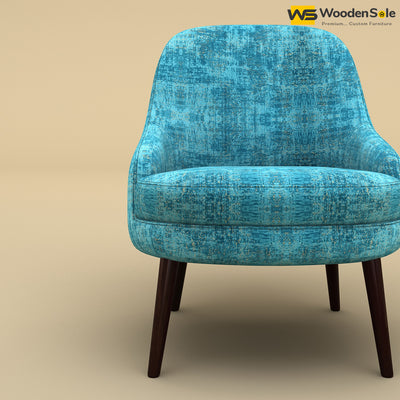 Lawson Lounge Chair (Cotton, Teal Blue)