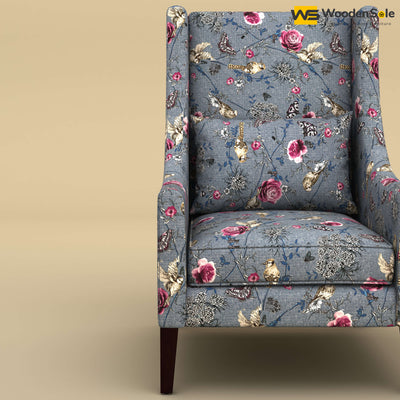 Bonito High Back Lounge Chair (Cotton, Floral Printed)