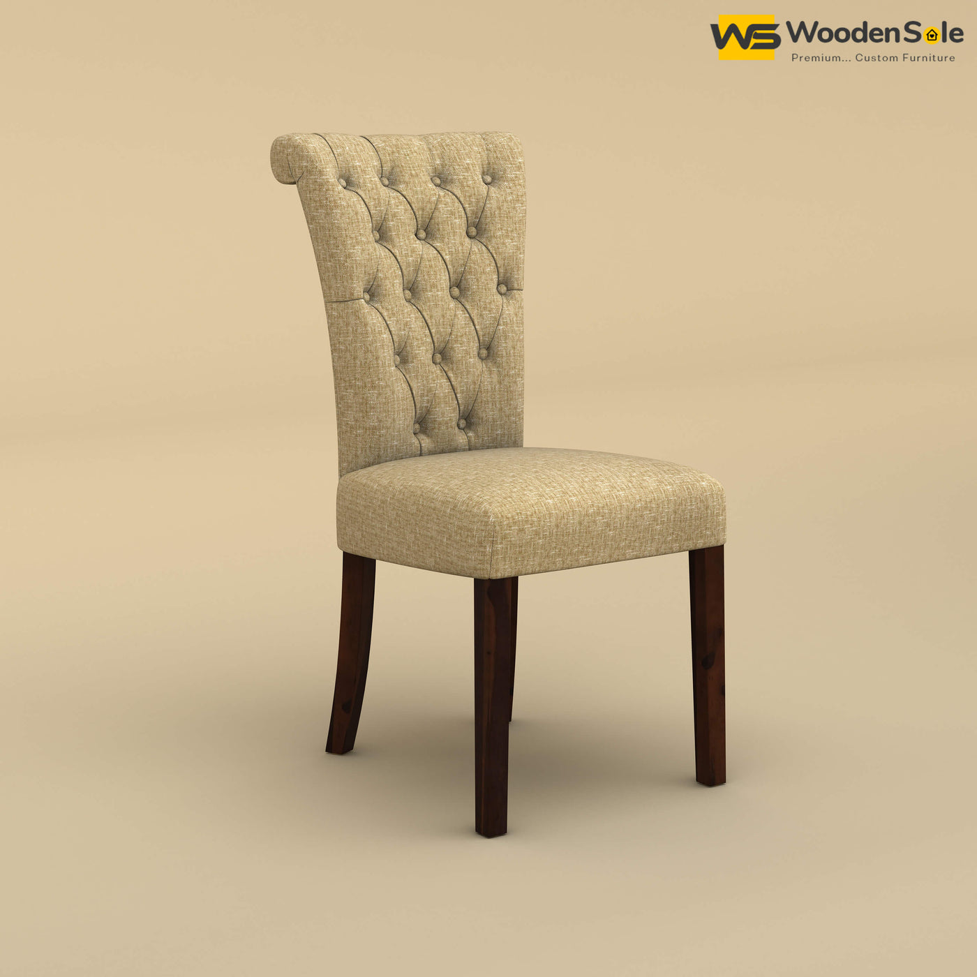 Kia Dining Chair (Cotton, Faux Cream)