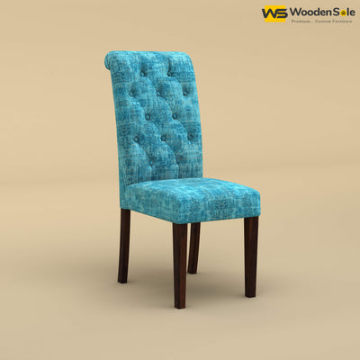 Elliot Dining Chair (Cotton, Teal Blue)