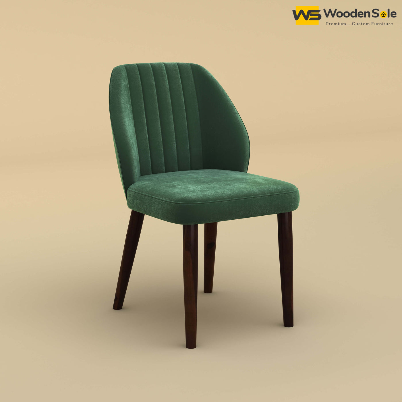 Norway Dining Chair (Velvet, Forest Green)