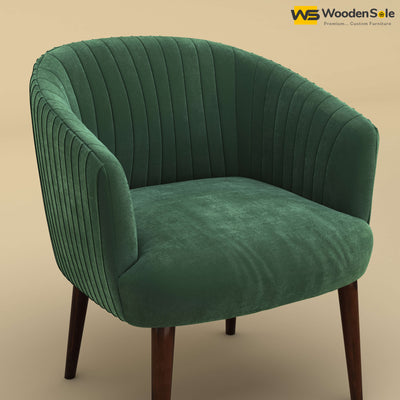 Parker Dining Chair (Velvet, Forest Green)