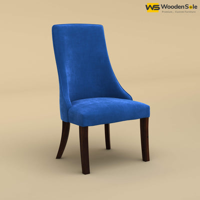 Dublin Dining Chair (Velvet, Royal Blue)