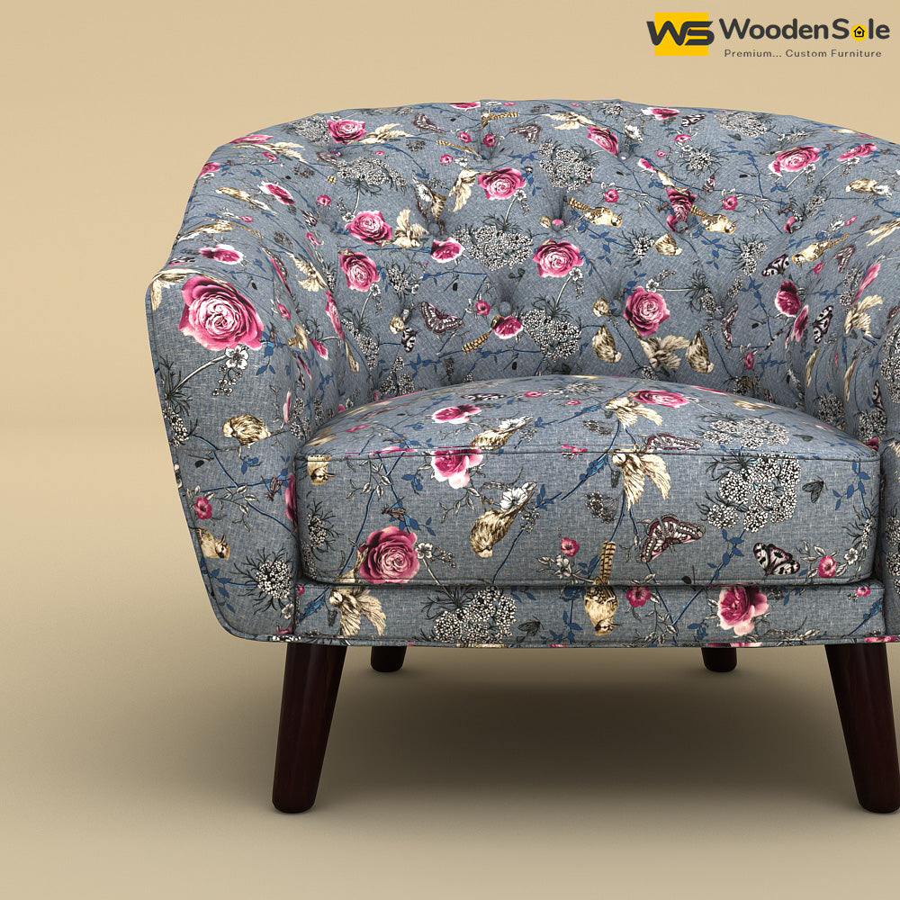 Verona Lounge Chair (Cotton, Floral Printed)