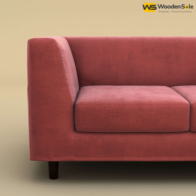 Hardik Loveseat (Velvet, Pink)