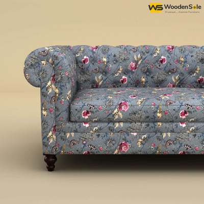 Maharaja Fabric 2 Seater Sofa (Cotton, Floral Printed)