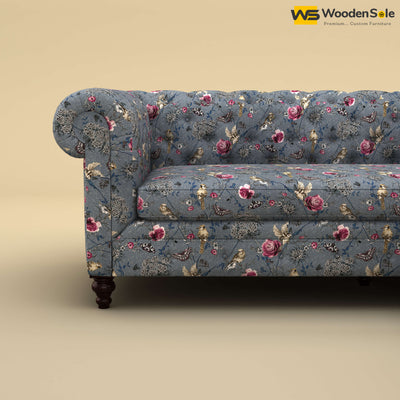 Maharaja Corner Sofa (Cotton, Floral Printed)