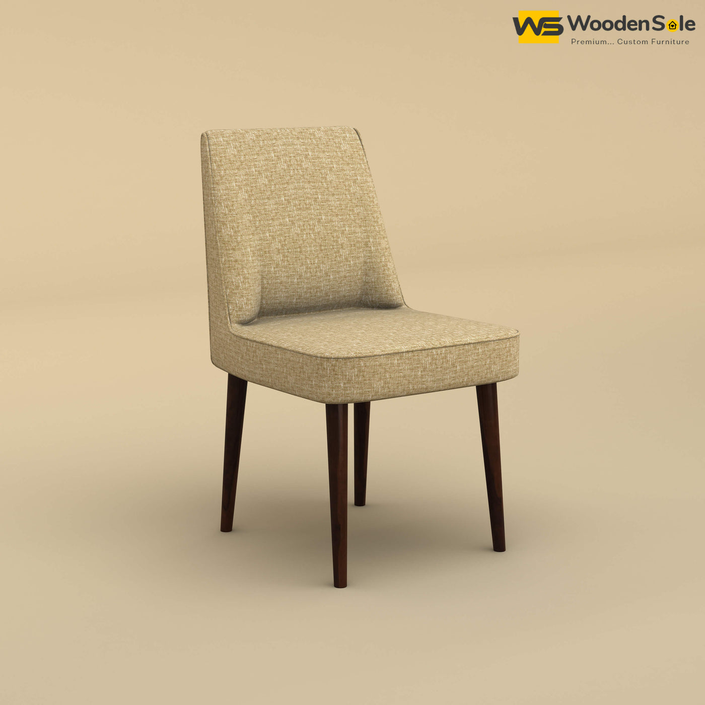 Hardik Dining Chair (Cotton, Faux Cream)