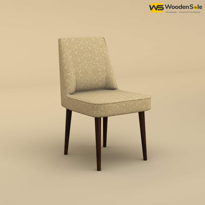 Hardik Dining Chair (Cotton, Faux Cream)