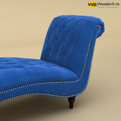 Toronto Chaise Lounge (Velvet, Royal Blue)