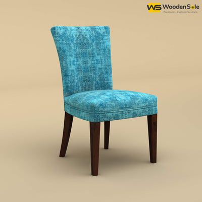 Bently Dining Chair (Cotton, Teal Blue)
