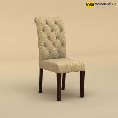 Elliot Dining Chair (Cotton, Faux Cream)