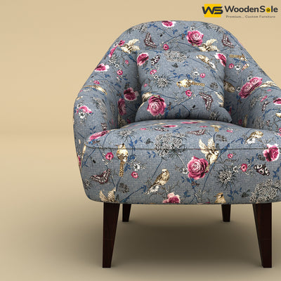 Opera Lounge Chair (Cotton, Floral Printed)