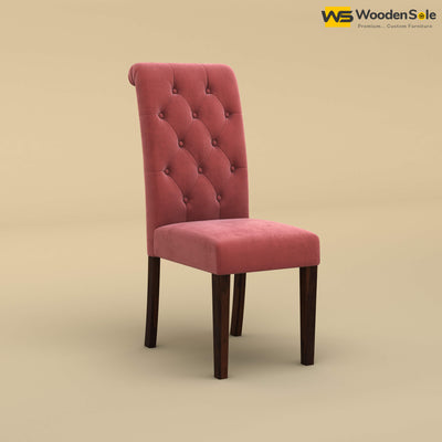 Elliot Dining Chair (Velvet, Pink)