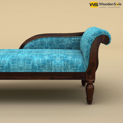 Virat Chaise Lounge (Cotton, Teal Blue)