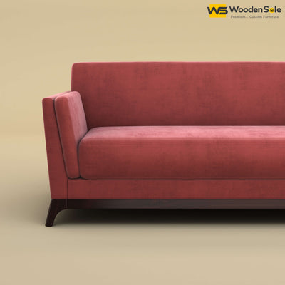 Bruno 3 Seater Sofa (Velvet, Pink)