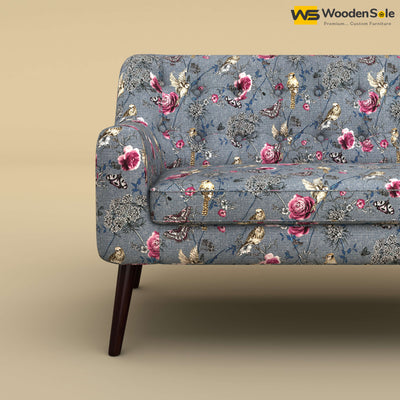 Viraj Loveseat Sofa (Cotton, Floral Printed)