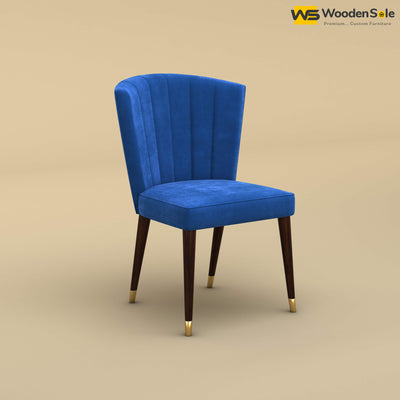 Julia Dining Chair (Velvet, Royal Blue)