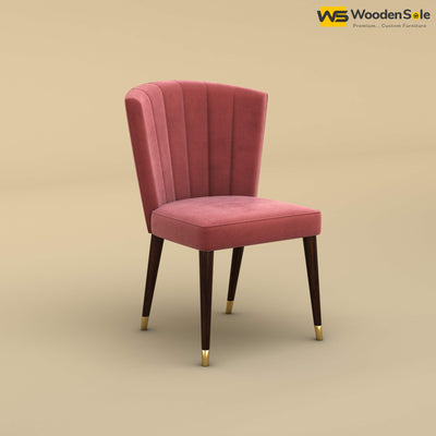 Julia Dining Chair (Velvet, Pink)