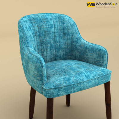 Madrid Dining Chair (Cotton, Teal Blue)