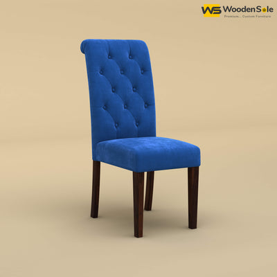 Elliot Dining Chair (Velvet, Royal Blue)