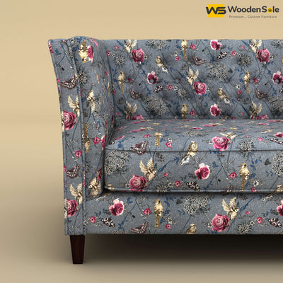 Divit Loveseat (Cotton, Floral Printed)