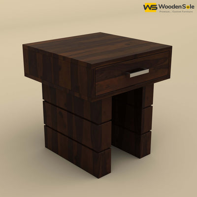 Sandra Bedside Table (Walnut Finish)