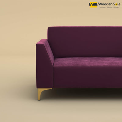 Nayobi 2 Seater Sofa (Velvet, Dark Purple)