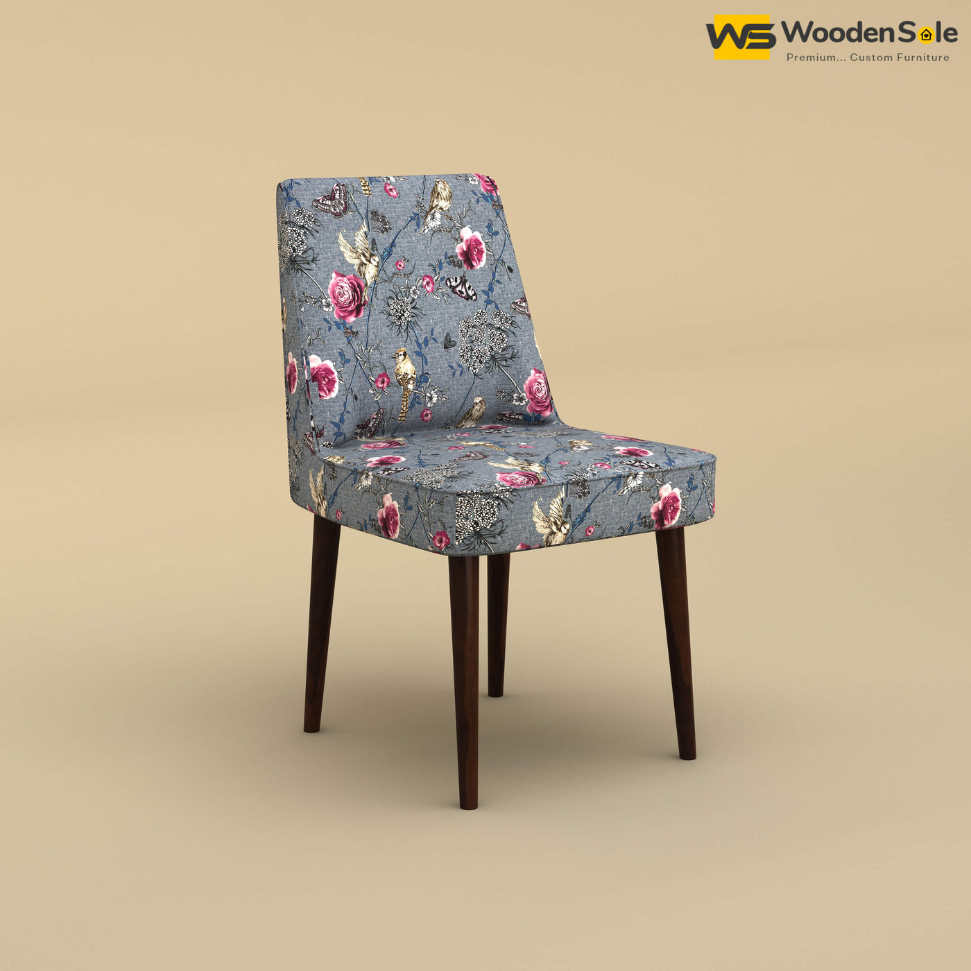 Hardik Dining Chair (Cotton, Floral Printed)