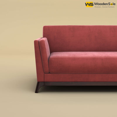 Bruno 2 Seater Sofa (Velvet, Pink)