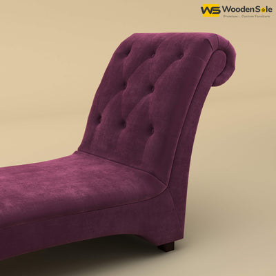 Turkish Chaise Lounge (Velvet, Dark Purple)