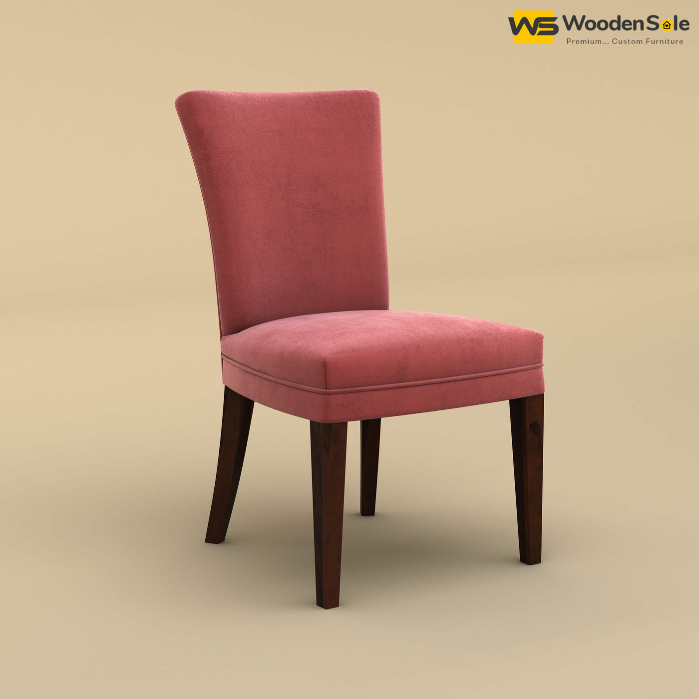 Bently Dining Chair (Velvet, Pink)