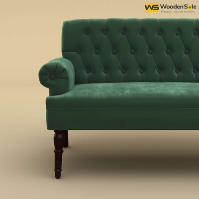 Chetas Love Chair (Velvet, Forest Green)