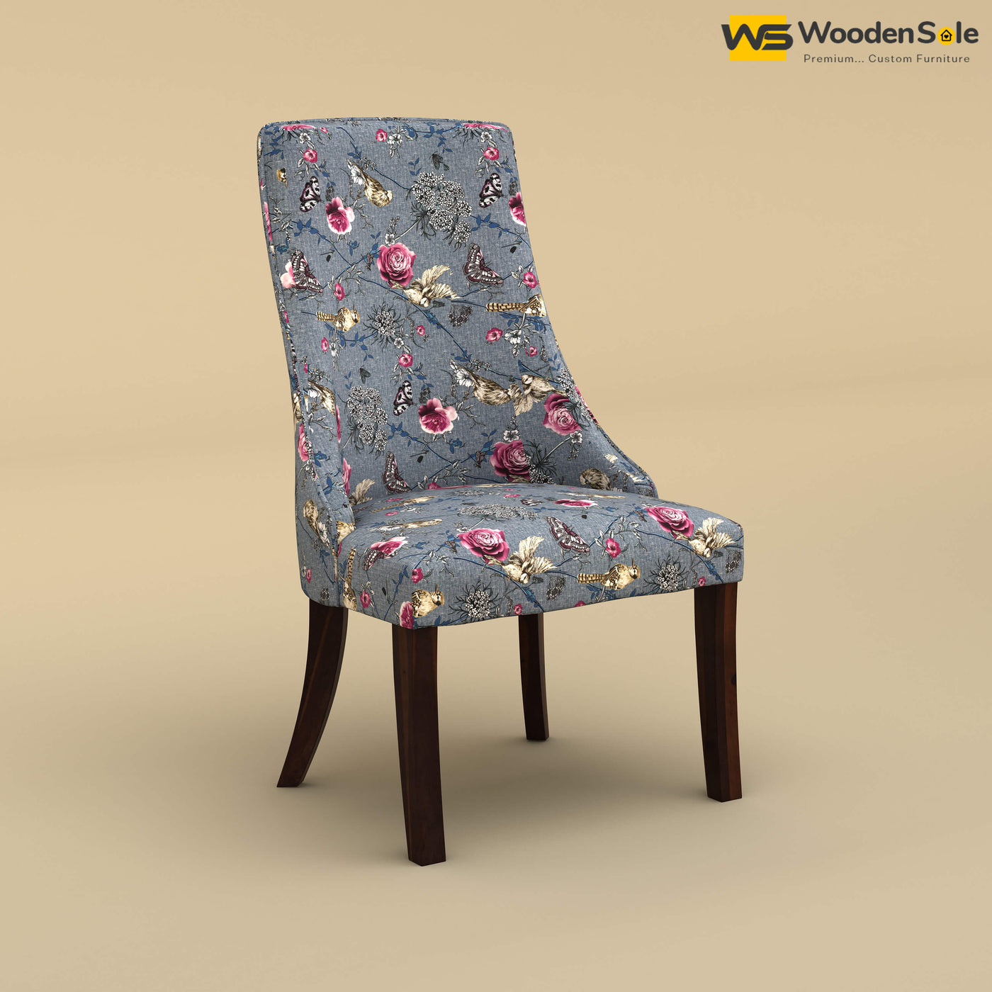 Dublin Dining Chair (Cotton, Floral Printed)