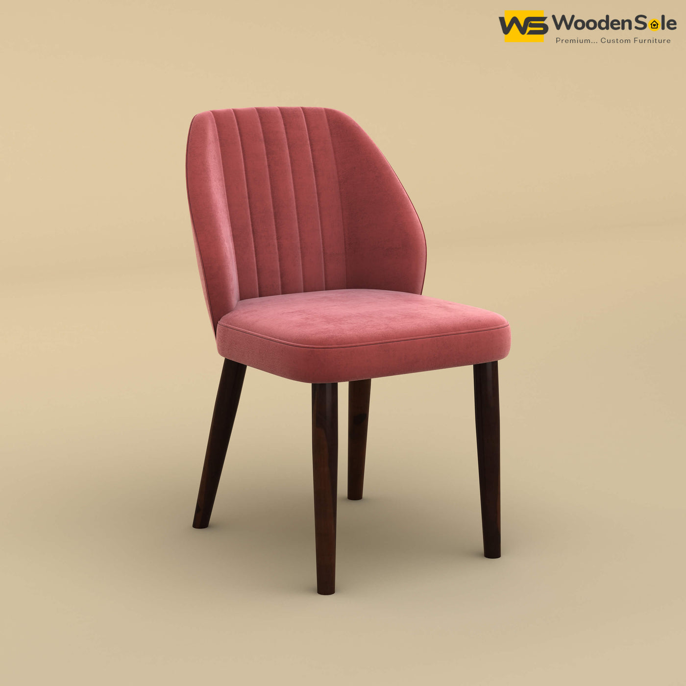 Norway Dining Chair (Velvet, Pink)