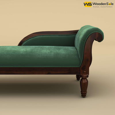 Virat Chaise Lounge (Velvet, Forest Green)