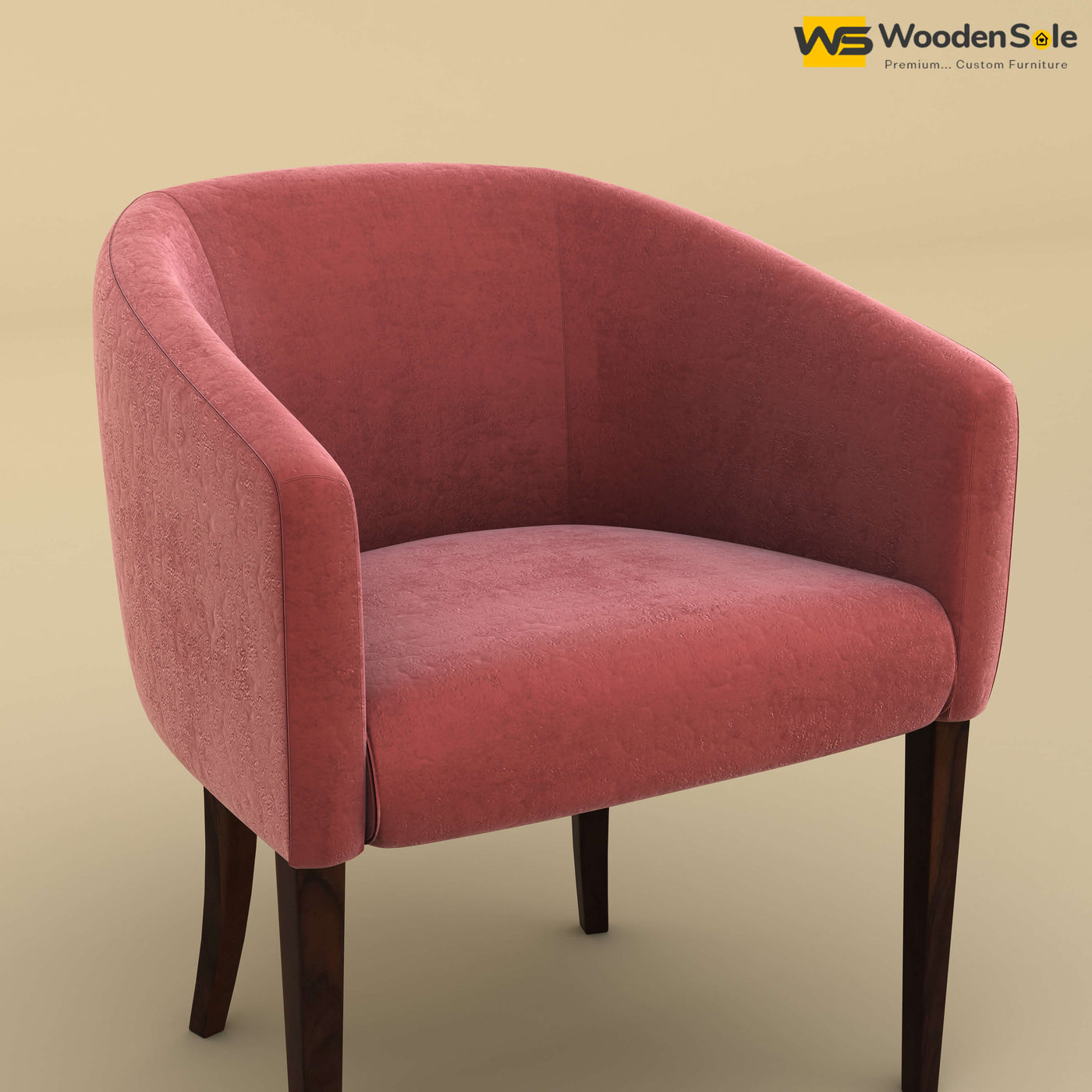 Florence Dining Chair (Velvet, Pink)